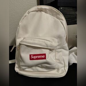 Supreme SS2021 White Backpack